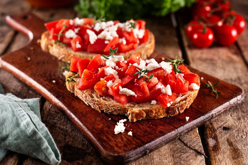 Tomato and Basil Bruschetta